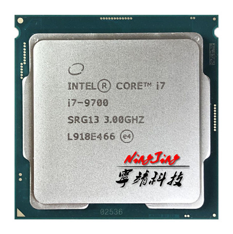 Procesador Intel Core i7 i7-9700 9700 3,0 GHz, ocho núcleos, ocho hilos, 12M 65W LGA 1151 ► Foto 1/1