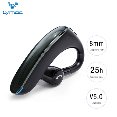 LYMOC-auriculares inalámbricos con Bluetooth y grafeno 5,0, dispositivo con cancelación de micrófono HD, manos libres, controlador de negocios para iPhone y Xiaomi ► Foto 1/6
