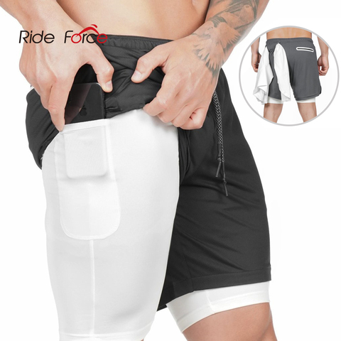 Pantalones cortos deportivos para hombre, Shorts de compresión de secado rápido para correr, gimnasio y Fitness, para verano ► Foto 1/6