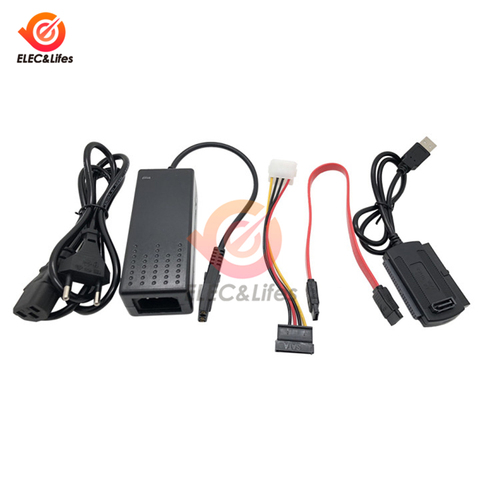 Cable adaptador convertidor SATA PATA IDE a USB 2,0, para Unidad de disco duro HDD, 2,5 