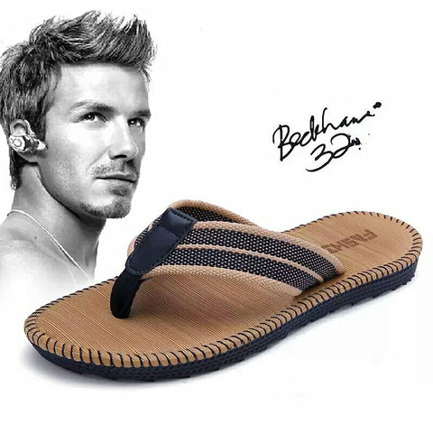 Chanclas de tendencia para hombre y mujer, Zapatillas de casa antideslizantes para costura en la playa, chanclas para estudiantes, chanclas para exteriores, Verano ► Foto 1/6