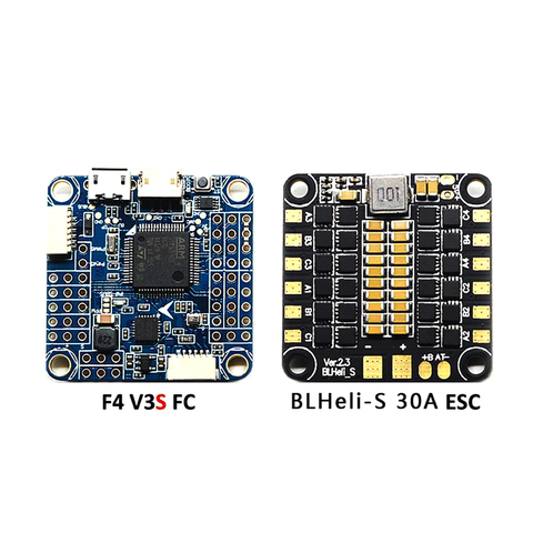 Betaflight, versión F4 V3S V3 PRO, versión de actualización de Control de vuelo V3.5 V3 S, Filtro de imagen incorporado, OSD 30A 4in1 ESC pa ► Foto 1/6