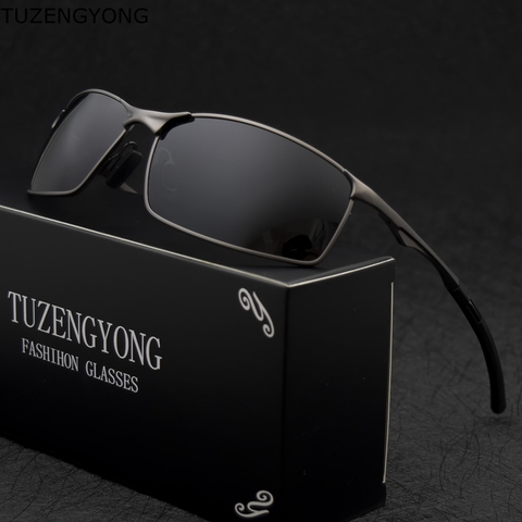 2022 marca gafas De Sol polarizadas hombres nuevos De moda De ojos proteger gafas De Sol con accesorios Hombre conducción gafas, gafas De Sol ► Foto 1/6