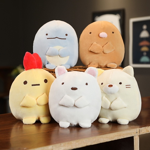 Muñeco de felpa de Sumikko Gurashi para niños y niñas, juguete de felpa de 18cm con dibujos animados japoneses, para regalo de San Valentín, 1 unidad ► Foto 1/6