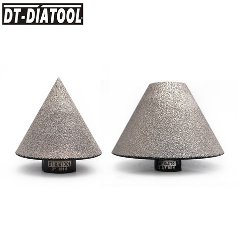 Brocas de dedo de diamante soldado al vacío, DT-DIATOOL, 2 uds. De diámetro, 50/82mm, para azulejos, piedra, encimera, rosca 5/8-11 o M14 ► Foto 1/6