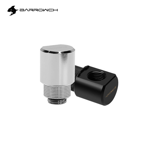 BARROWCH-codo de 90 grados G1/4 ''360 Rotary accesorios de gabinete de líquido set de bucle construir conector FBWT90-MR ► Foto 1/6