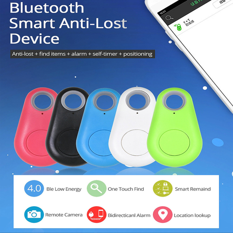 Seguidor Bluetooth inalámbrico inteligente con alarma antipérdida para niños, localizador GPS para llaves y billetera, con monitoreo de aplicación móvil gratis ► Foto 1/6