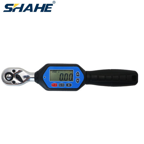 Shahe-llave de Torque de 1/4 '', 3/8'', 1/2 '', Mini cabeza de trinquete bidireccional, llave de torsión ajustable, AWM digital ► Foto 1/6