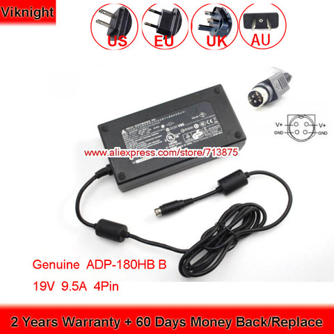 Adaptador de CA para ADP-180HB de 4 pines, auténtico Delta ADP-180HBB B, 180W, 19V, 9,5 a ► Foto 1/6