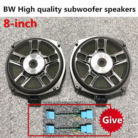 Coche Subwoofer para BMW F10 F30 G30 G20 F20 F22 F23 F48 F34 E90 E60 X5 X3 de alta calidad bajo el asiento de 8 pulgadas BW Bass altavoz altavoces ► Foto 1/6