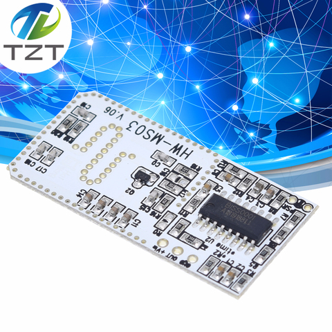 Alto Rendimiento del Sensor de movimiento para Radar Sensor de movimiento HW-MS03 2,4 GHz a 5,8 GHz Módulo de Sensor de Radar de microondas para Arduino ► Foto 1/6