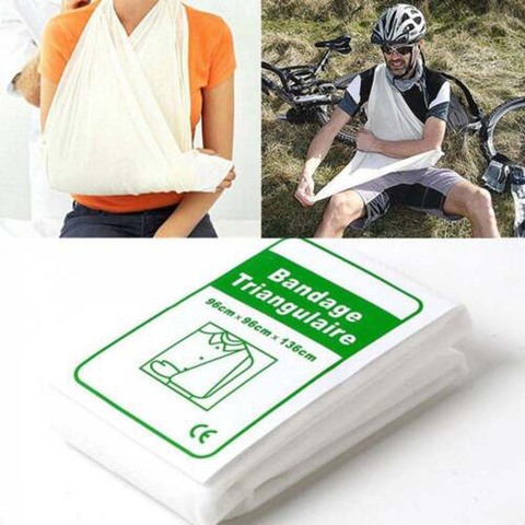 1 Uds médico venda Triangular Primeros Auxilios venda fijación de fractura de primeros auxilios Kit de accesorios para Camping ► Foto 1/6