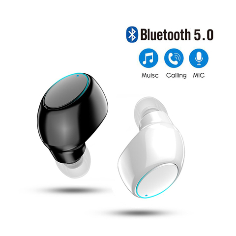 Auriculares deportivos X6 Mini 5,0 con Bluetooth, cascos inalámbricos con micrófono, manos libres, estéreo, para todos los teléfonos Xiaomi ► Foto 1/6