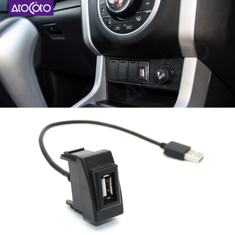 Cable adaptador de interfaz USB de plomo para Línea alámbrica de coche, Conector de transferencia de datos de carga para Isuzu D MAX MU-7 ► Foto 1/6