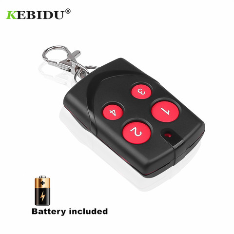 KEBIDU-Control remoto RF para puerta corredera de coche, mando a distancia Universal de clonación automática, copia de vino, 433MHZ, para garaje ► Foto 1/6