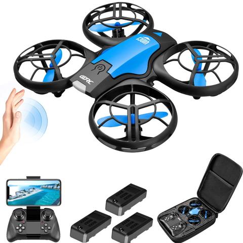 Mini Dron 4K con cámara HD, WiFi, Fpv, presión de aire, mantenimiento de altitud, cuadricóptero RC, juguete, 4DRC, V8, 1080P ► Foto 1/6