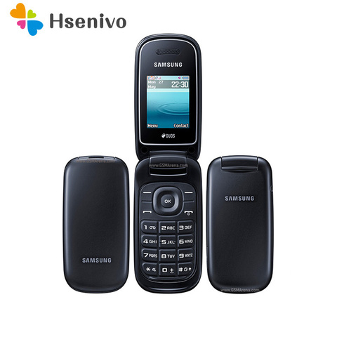 Samsung-teléfono inteligente E1272 reacondicionado, Original, libre, con tarjeta Sim Dual, GSM, 2G, Bluetooth, Radio FM, envío gratis ► Foto 1/6