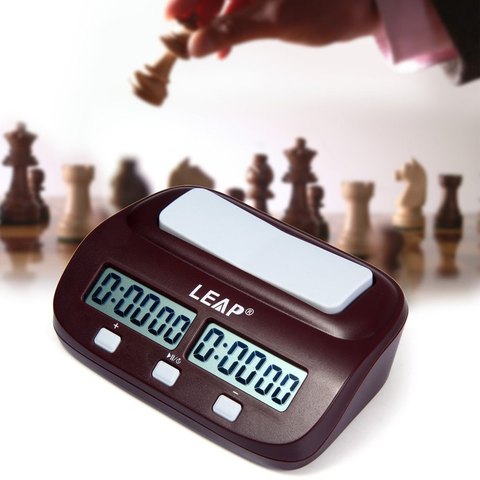 LEAP-reloj Digital profesional de ajedrez, cronógrafo deportivo, reloj electrónico, ajedrez, I-GO, juego de mesa de competición ► Foto 1/6