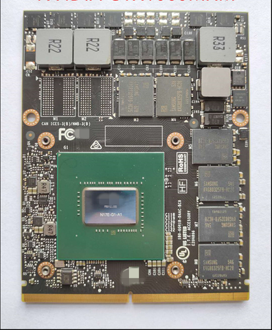 GeForce GTX-Tarjeta GTX1060 de vídeo con soporte X, N17E-G1-A1, 6GB, GDDR5, MXM, para Dell Alienware, MSI, HP, novedad, envío gratis ► Foto 1/2