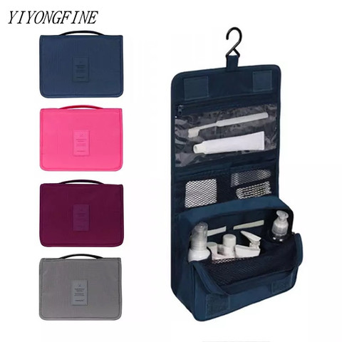 YIYONGFINE-Neceser de viaje para mujeres, bolsos de maquillaje para mujeres, organizador de artículos de tocador, impermeable, bolsa de almacenamiento colgante para Baño ► Foto 1/6