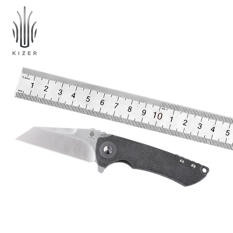 Kizer-cuchillo de caza Critical Mini V3508A2, con mango de Micarta, hoja CPM3V diseñada por Matt Christense, novedad de 2022 ► Foto 1/6