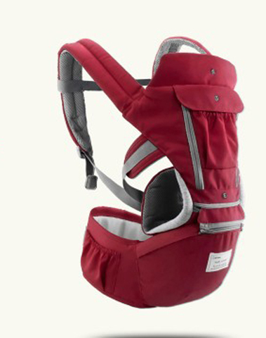 AIEBAO-Mochila canguro para bebé, porta bebé transpirable y ergonómico, asiento de cadera, eslinga para bebé ► Foto 1/6