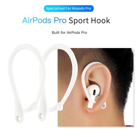 Soporte de lujo para auriculares Airpods pro, auriculares de gancho, auriculares inalámbricos bluetooth, auriculares de silicona para Airpods deportivos, 3 accesorios ► Foto 1/6