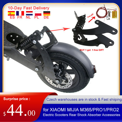 Accesorios para Scooter amortiguador trasero de Scooter Scooters eléctricos Compatible con Scooters eléctricos para Xiaomi M365/PRO1/PRO2 ► Foto 1/6