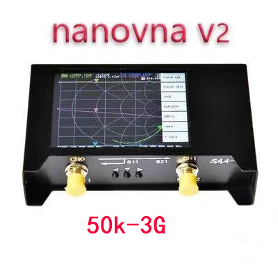 NanoVNA-Analizador de antena del analizador de red con bolsa de almacenamiento EVA, V2/ SAA2, versión 3G, VNA, HF, VHF, UHF, Vector, EVA ► Foto 1/4