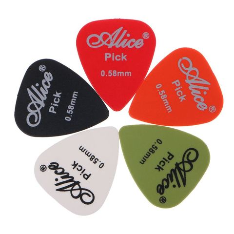 20 piezas-púas para guitarra de nailon suave, 0,58mm, artículo de envío, durabilidad para instrumento Musical ► Foto 1/6