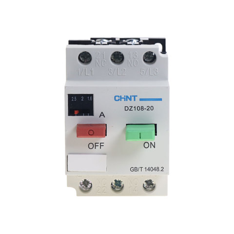 CHNT-Interruptor de protección del Motor, disyuntor de Motor DZ108-20/211 16A (10-16A) 3VE1 ► Foto 1/6