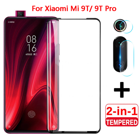 Cristal Protector 2 en 1 para Xiaomi Mi9T K20 K30Pro, Protector de pantalla de cámara, película de seguridad, cristal templado para Redmi K20 K30 Pro ► Foto 1/6