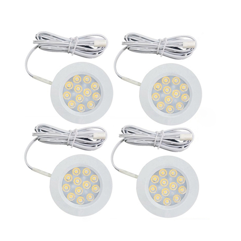 Luces LED regulables de 12V y 3W para debajo del armario luz LED de montaje en superficie, estuche de exposición, estantería, lámpara de cocina, escaparate ► Foto 1/6