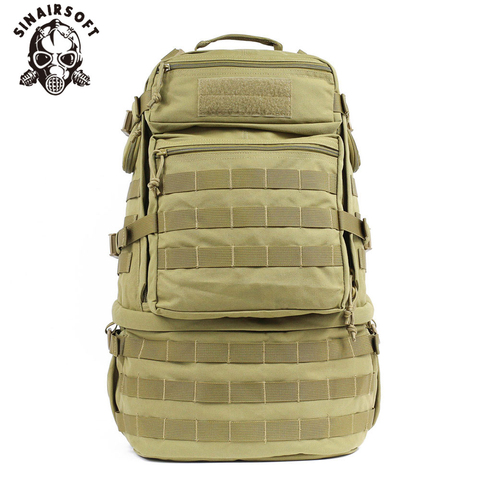 Mochila táctica de gran capacidad de 65L, bolsa Molle del ejército militar, impermeable, paquete de asalto para exteriores, para Trekking, Camping, caza ► Foto 1/6