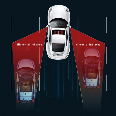 Sistema de Detección de punto ciego de coche, sensor de punto ciego para microondas, monitoreo visible, advertencia de salida de carril, BSD, BSA, BSM ► Foto 1/5