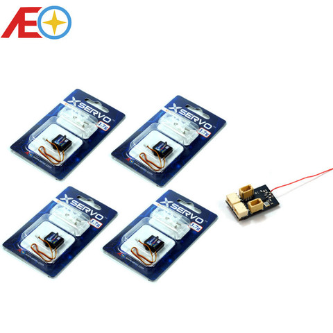 Servo Digital de alta velocidad de 1,7G de alto Torque x-servo con enchufe de 1,00 pines con Mini Micro receptor para RC/helicóptero/coche/barco ► Foto 1/5