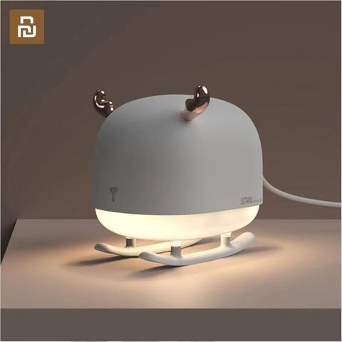 Nuevo Xiaomi Sothing Deer humidificador de aire con Cable USB Mini purificador de aire portátil con difusor ultrasónico de luz nocturna ambiental ► Foto 1/6