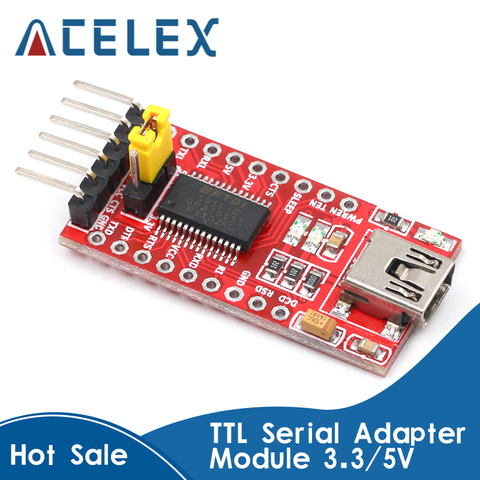 FT232RL FTDI USB 3,3 V 5,5 V a TTL Módulo adaptador serie forArduin Mini puerto. ¡comprar una buena calidad! por favor elija ► Foto 1/6