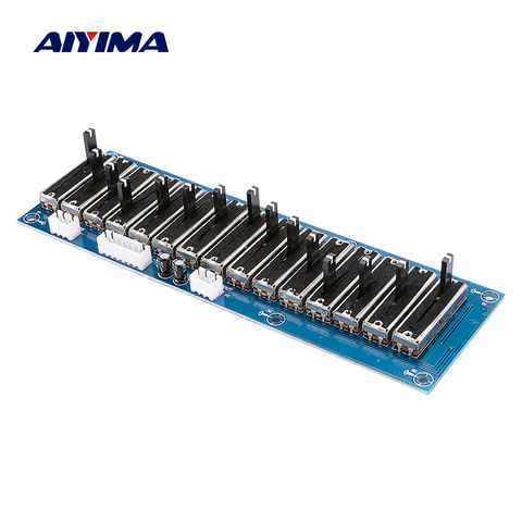 AIYIMA-placa ecualizador EQ para escenarios, preamplificador de tono profesional, estéreo 5/10/15, preamplificador de carretera, fuente de alimentación ► Foto 1/6