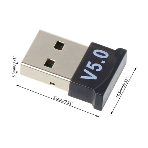 Adaptador receptor inalámbrico Bluetooth 5,0, Dongle transmisor USB para ordenador PC 24BB ► Foto 1/5
