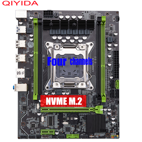 Placa base LGA2011 X79, 4 canales, USB 3,0, SATA3.0, M2, compatible con memoria DDR3, REGECC y procesador Xeon E5 ► Foto 1/6