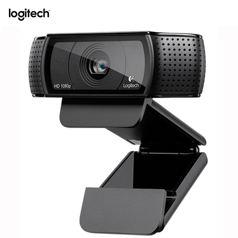 Logitech-cámara Web inteligente C920 Pro Webcam HD, 1080p, pantalla ancha, Skype, vídeo, llamada, portátil, Usb, 15MP ► Foto 1/6