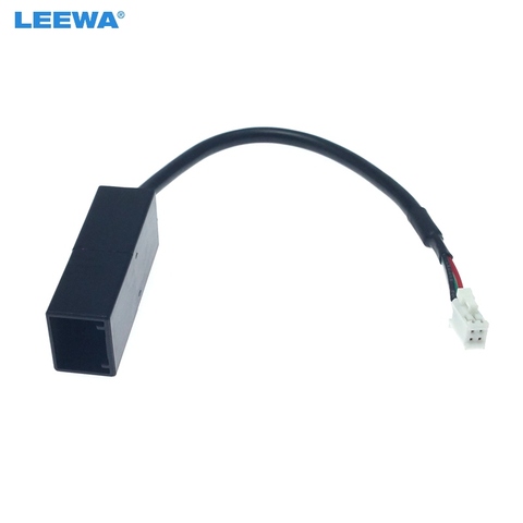 LEEWA auto-Radio Audio 4Pin conector de entrada USB adaptador de Cable para Honda CRV ciudad Mitsubishi ASX USB Cable # CA6366 ► Foto 1/6