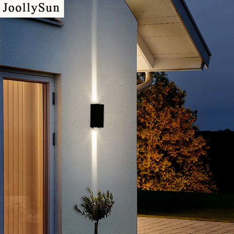 luces exterior pared Lámpara moderna de pared para exteriores, iluminación exterior de pared para el hogar, lampara muro exterior alumbrado exterior de pared, impermeable, IP55, luz exterior de porche, luz de balcón ► Foto 1/6