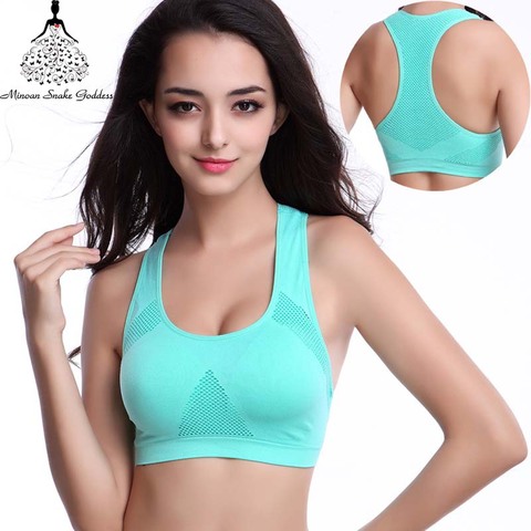 Sujetador de talla grande para mujer, sin costuras, con almohadillas, Push Up, bralette, chaleco, sujetador para actividad ► Foto 1/6