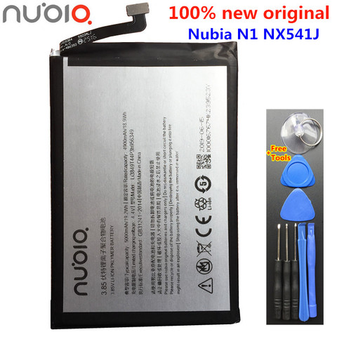 100%-batería Li3849T44P6h956349 Original para ZTE Nubia N1 NX541J Batería Del Teléfono móvil + Kits de herramientas, 5000mAh ► Foto 1/5