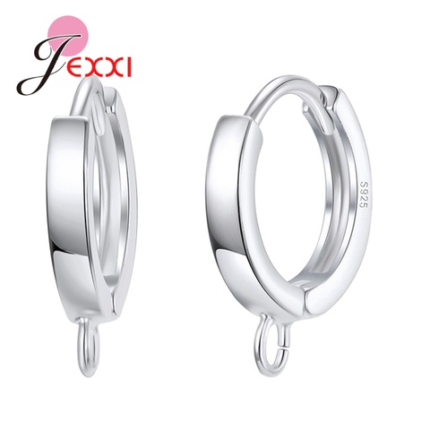 Pendientes de plata de ley 925 auténtica, accesorios de joyería a la moda, venta al por mayor/al por menor/envío directo, novedad ► Foto 1/5