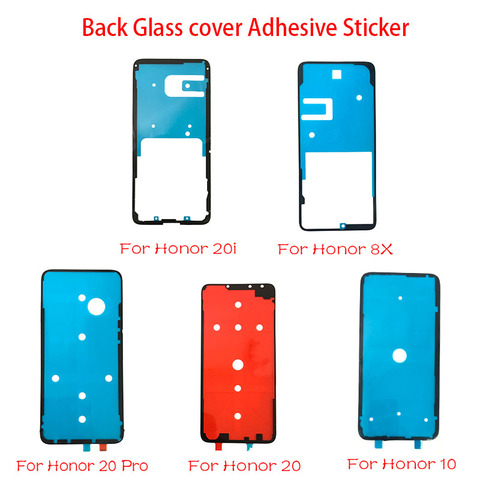 Pegatina adhesiva para funda trasera de batería, cinta de pegamento para Huawei Honor 9 10 8X 30 20 20i Nova 3 6 P30 P40 Pro P10 P20 Lite, 2 uds. ► Foto 1/4