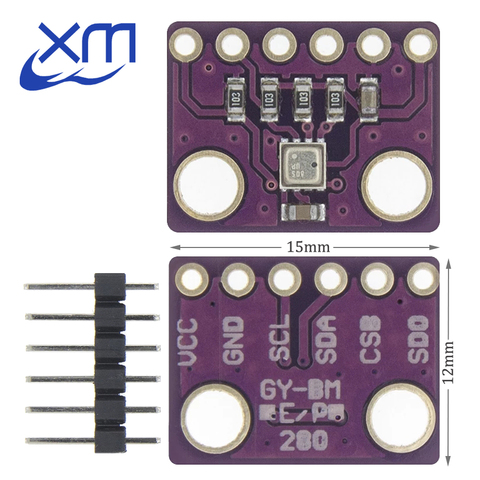 1 Uds. GY-BME280-3.3 altímetro de precisión presión atmosférica BME280 Módulo sensor 3,3 V ► Foto 1/6