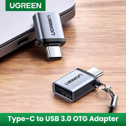 Ugreen-Adaptador USB tipo C a USB 3,0, convertidor de Cable OTG Thunderbolt 3, para Macbook pro Air, Samsung S10, S9 ► Foto 1/6